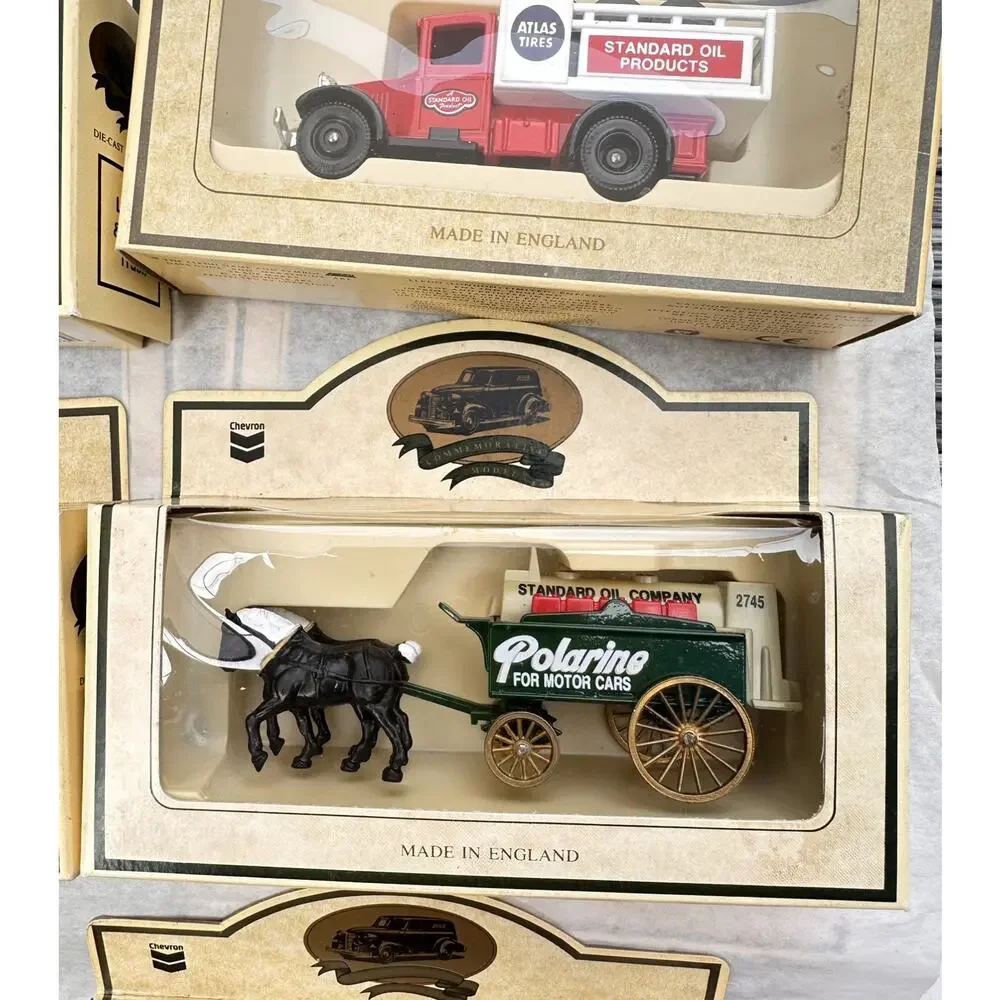 A62 Vintage Commemorative Model Chevron Diecast Truck Lot of 6 England New